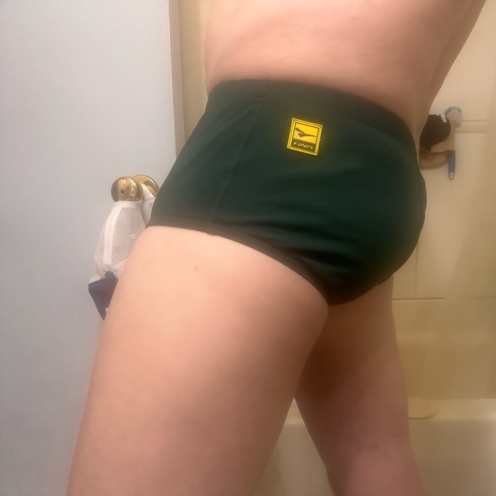 Men's Green Swim Trunks